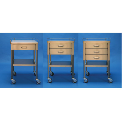 Mac Medical Stainless Steel Back Tables